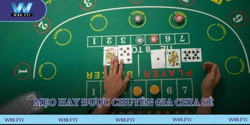 Chiến thuật bất bại được chuyên gia chia sẻ khi tham gia Baccarat