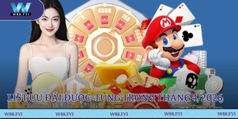 Danh sách khuyến mãi được nền tảng tung ra trong tháng 4