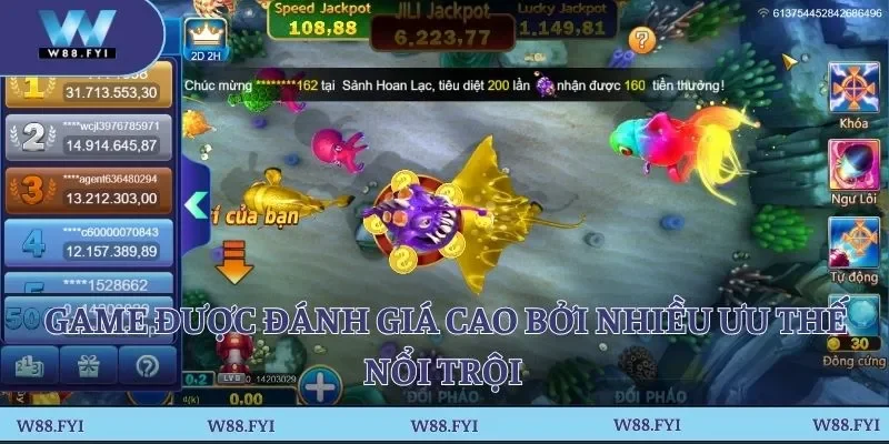 Game được đánh giá cao bởi nhiều ưu thế nổi trội 