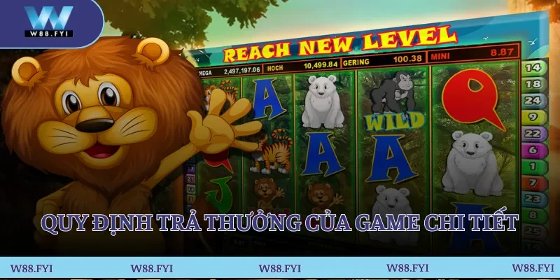 Quy định trả thưởng của game chi tiết