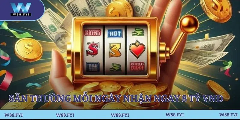 Săn thưởng mỗi ngày dành cho hội viên lên đến 8 tỷ VNĐ