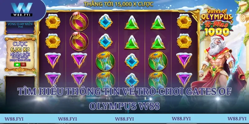Tìm hiểu thông tin về trò chơi Gates of Olympus W88